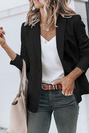 Chic Solid Color Blazer for All Occasions