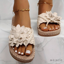 Heidi-Mode | Women's Sandals with Open-Toe and Elegant Braided Straps
