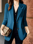 Chic Women's Blazer with Stylish Button Closure