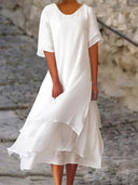 Stylish Block Slit Dress for Any Occasion