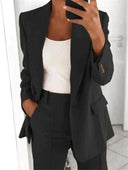 Chic Women's Blazer Set - Flattering Design