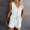 Stylish V-Neck Jumpsuit for Everyday Wear