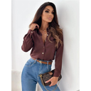Sleek Long Sleeve Blouse for Effortless Style