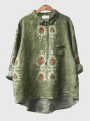 Valeria™ - Floral Print Chiffon Blouse for Everyday Wear