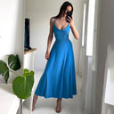Chic Maxi Dress with Sleek Straps