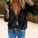 Lace Detail Women's Blouse in Chic Style