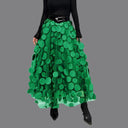 Chic Polka Dot Long Skirt for Fashion Lovers