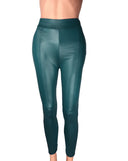 High-Waisted Faux Leather Leggings for Women