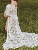 Chic Maternity Chaps & Maxi Dress Set for Photoshoots