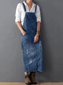 Chic Denim Overall Dress for Everyday Style