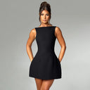 Chic Backless Mini Dress for Effortless Style