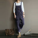 Velvet Retro Dungarees for Spring Style