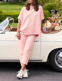 Lavinia | Chic Draped Lounge Ensemble for Any Occasion