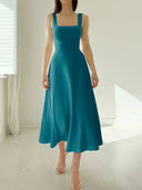 Organic Bamboo Midi Dress for Effortless Style