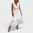 Aurélie - Chic V-Neck Lace Evening Dress