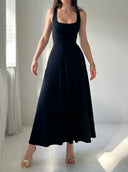 Organic Bamboo Midi Dress for Effortless Style