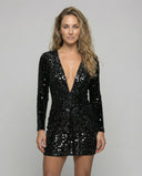Shimmering Sequin Evening Dress for Women