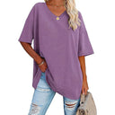 Relaxed Fit V-Neck Tee for Everyday Wear