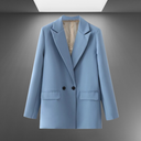 Vintage Inspired Women's Double-Breasted Office Blazer