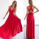Chic Strap-Embellished Elastic Wrap Dress