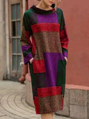 Vintage-Inspired Mid-Length Dress for Effortless Style