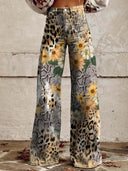Colorful Vintage Women's Trousers - Retro Style