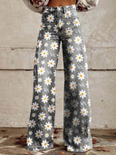 Colorful Vintage Women's Trousers - Retro Style