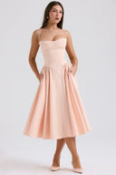 Flattering Waistline Sun Dress for Effortless Style