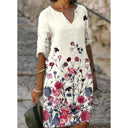 Floral Print Charm Dress