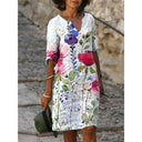 Floral Print Charm Dress