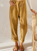 Chic Straight Corduroy Trousers for Everyday Wear