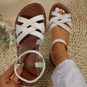 Chic Braided Flat Sandals for Everyday Wear