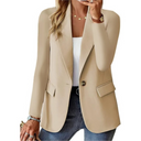 Chic Women's Blazer with Pocket Detailing