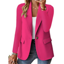Chic Women's Blazer with Pocket Detailing