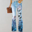 Chic Flared Pants with Button Detail
