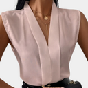 Chic V-Neck Women’s Blouse