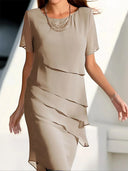 Chic Chiffon Cocktail Dress for Special Occasions