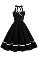 1950s Retro V-Neck Pin-Up Style