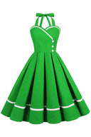 1950s Retro V-Neck Pin-Up Style