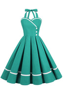 1950s Retro V-Neck Pin-Up Style