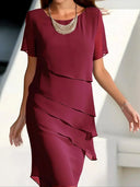 Chic Figure-Flattering Dress in Vibrant Styles