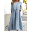 Chic Summer Dress for Women in Elegant Fabrics