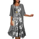 Chic Women’s Summer Dress and Blazer Ensemble