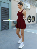 Chic Racerback Tennis Dress for Active Days