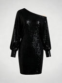 Stunning Sequin Contrast Dress for Women