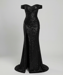 Chic Off Shoulder Evening Dress for Women