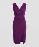 Sophisticated Women's Evening Dress in Exquisite Fabric