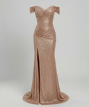 Chic Off Shoulder Evening Dress for Women