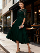 Chic Satin Evening Gown for Special Occasions