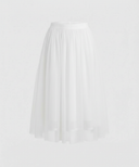 Chic High-Waist Ankle-Length Skirt